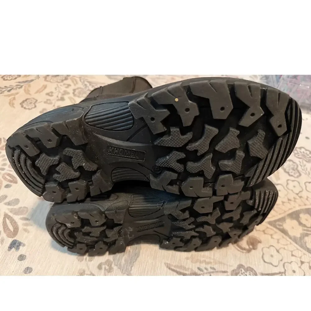 Khombu Gedarme Men's Boots Size 9M Black Waterproof Winter Snow Duck Boots